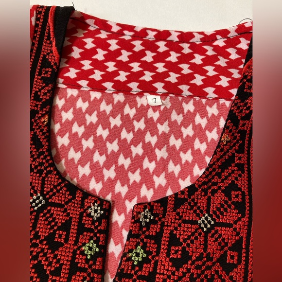 Embroidered Middle Eastern Girls’ Dress Size 9-10 Juniors Brand New - Picture 5 of 11